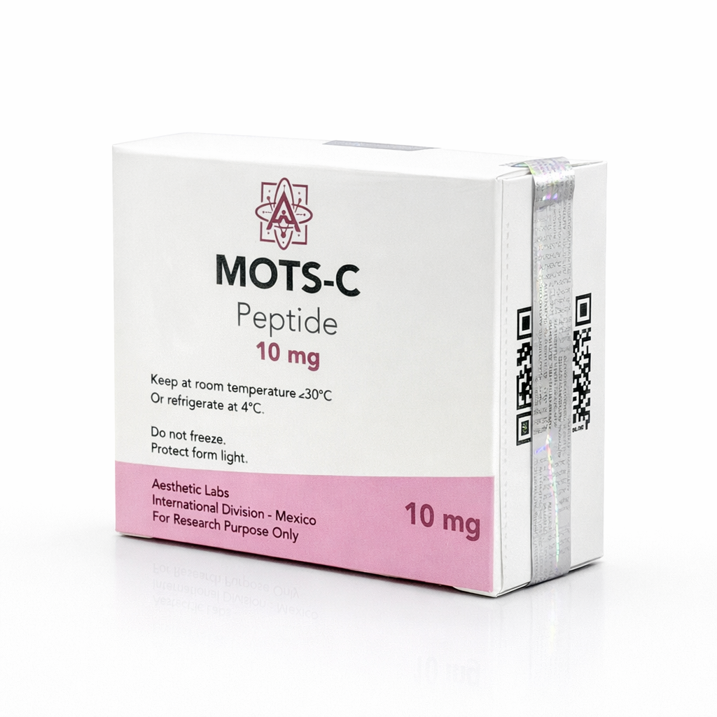MOTS-C 10 mg Aesthetic Labs 99% pureza comprar en México péptido para metabolismo acelerado y recomposición corporal avanzada