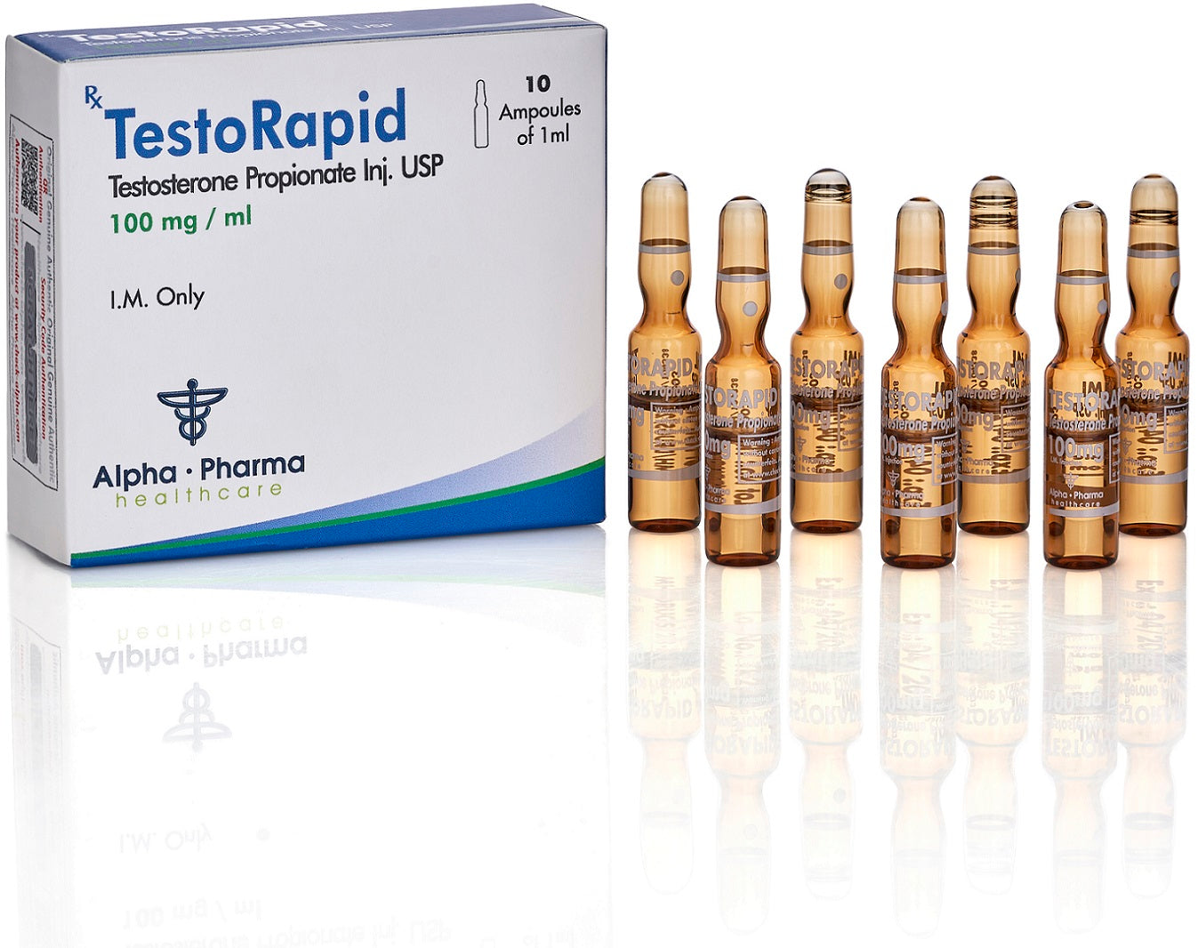 TESTOSTERONA PROPIONATO ALPHA PHARMA TESTORAPID