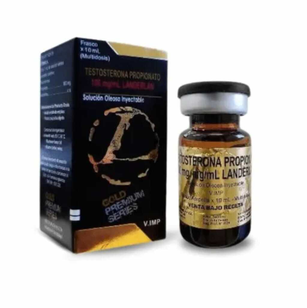 Testosterona Propionato Landerlan 100 mg vial – esteroide para definición y corte muscular