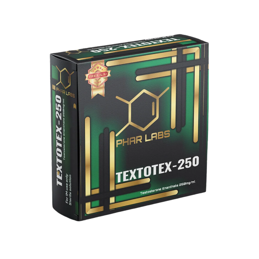 Textotex‑250 Phar Labs Premium Testosterona Enantato 250 mg 10 ampulas volumen masa magra fisicoculturismo hombres MamadosMexico.com