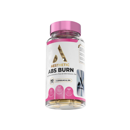 Mejor suplemento para perder grasa y definir el cuerpo | Aesthetic Abs Burn con extractos naturales para acelerar el metabolismo y mejorar el rendimiento físico