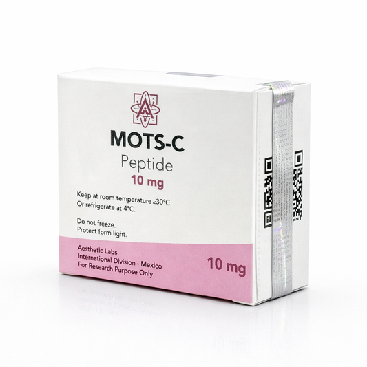 MOTS-C 10 mg Aesthetic Labs 99% pureza comprar en México péptido para metabolismo acelerado y recomposición corporal avanzada