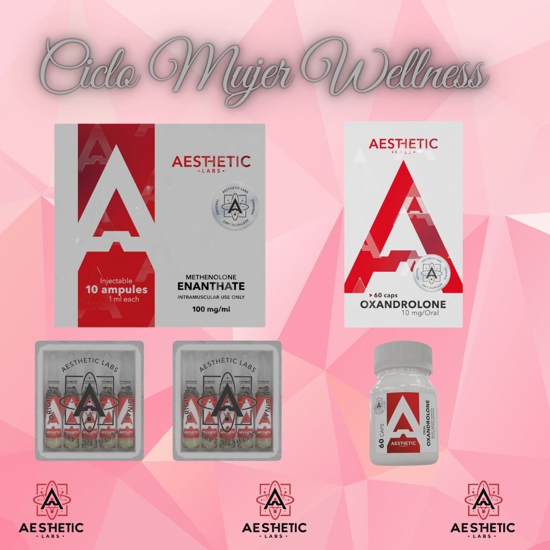 Ciclo Mujer Wellness Primobolan y Oxandrolona Aesthetic Labs