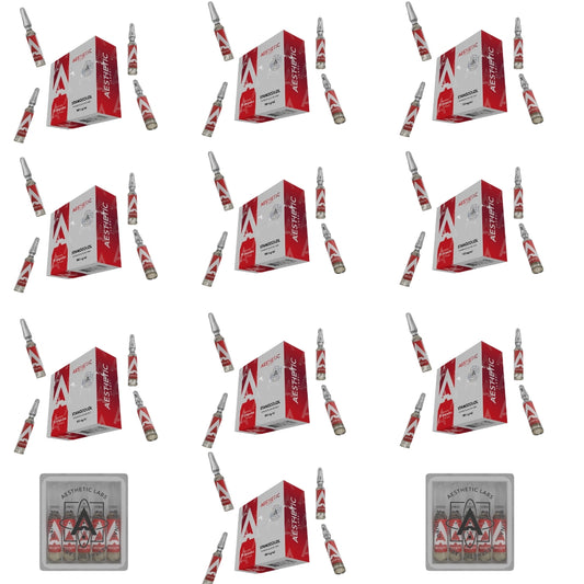 Winstrol Aceite 100 mg Aesthetic Labs paquete mayoreo x10 para distribuidores, producto premium de definición avanzada con alta rotación en México