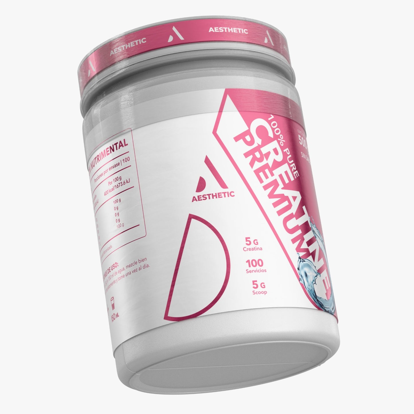 Suplementos Estéticos Creatina Micronizada | 100% Pura Grado Premium (100 serv)