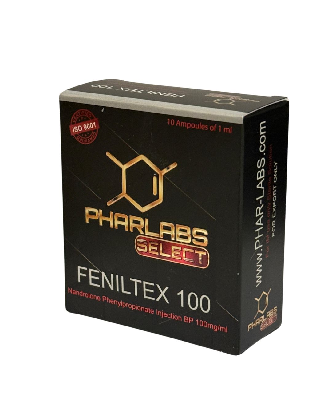 Feniltex-100 Phar Labs Select Nandrolona Fenilpropionato 100 mg 10 ampulas volumen limpio soporte articular