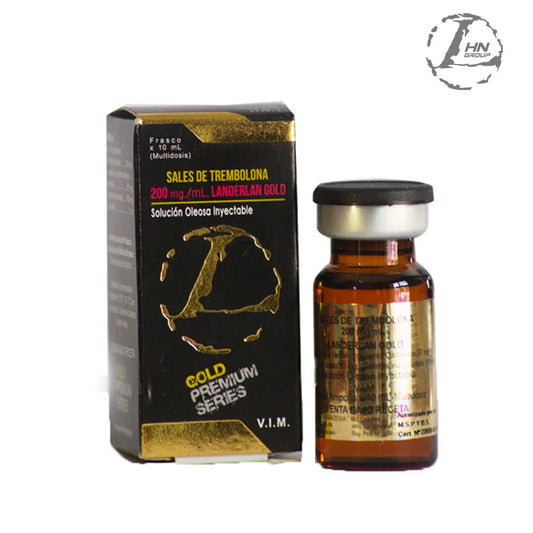 Vial de Sales de Trembolona 200 mg Tri-Tremboland Landerlan Gold Series 10 ml original.