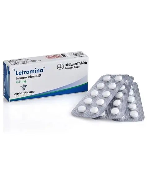 Letromina Alpha Pharma Letrozol 2.5 mg 30 tabletas original