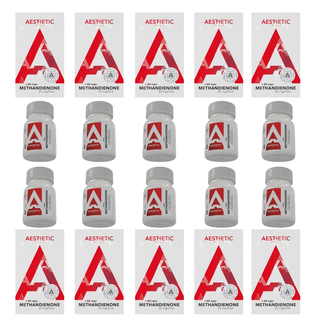 Dianabol Aesthetic Labs paquete mayoreo x10 para distribuidores y gimnasios, producto de volumen muscular con alta demanda en México