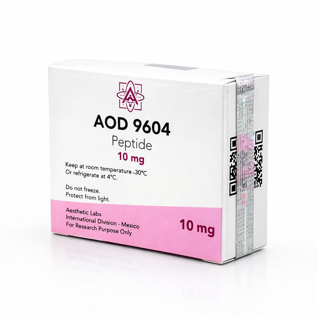 Peptido AOD 9604 10mg Aesthetic Labs 99% Pureza