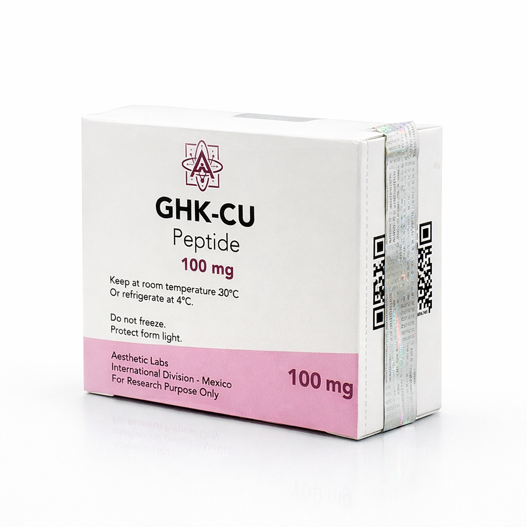 Peptido GHK-CU 100 mg Aesthetic Labs 99% Pureza