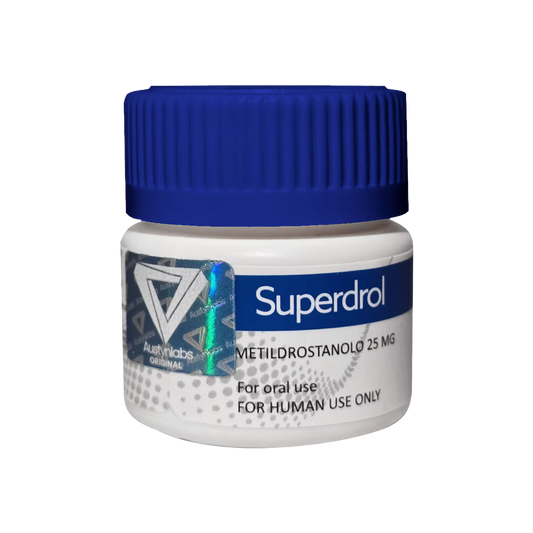 Superdrol Austyn Labs fuerza y músculo rápido.