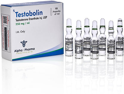 TESTOSTERONA ENANTATO ALPHA PHARMA TESTOBOLIN