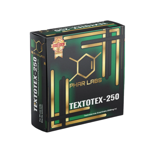 Textotex‑250 Phar Labs Premium Testosterona Enantato 250 mg 10 ampulas volumen masa magra fisicoculturismo hombres MamadosMexico.com