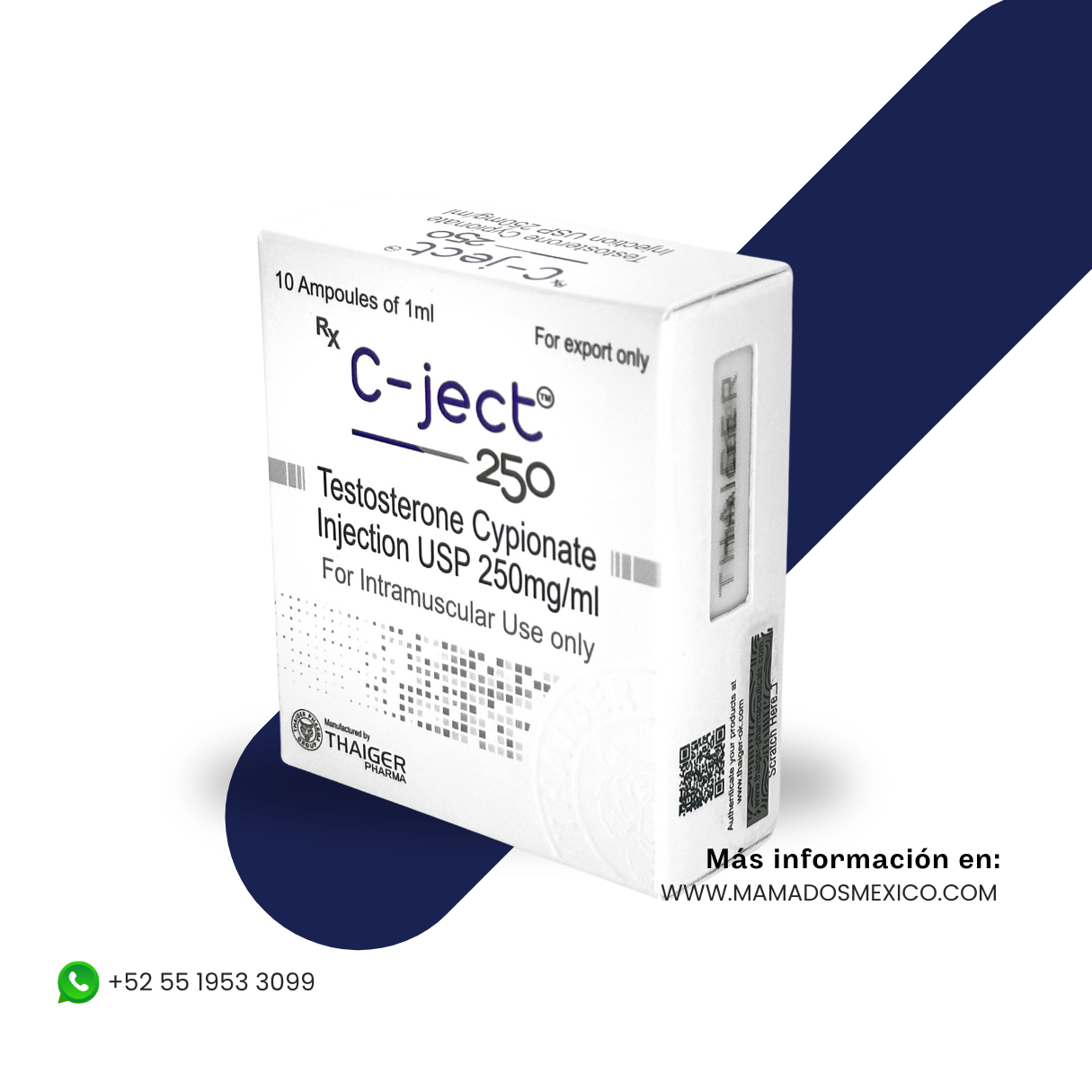 TESTOSTERONA CIPIONATO THAIGER PHARMA