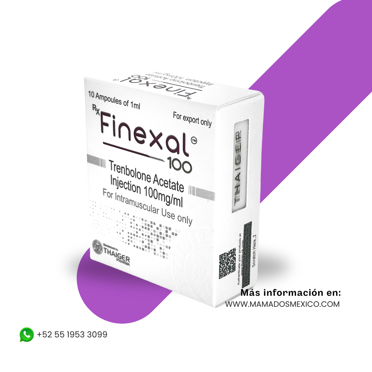 TREMBOLONA ACETATO THAIGER PHARMA FINEXAL