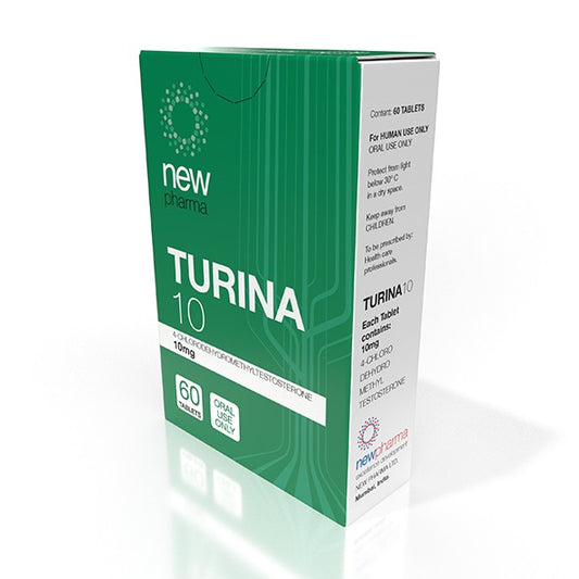 Turinabol New Pharma 10 mg oral 60 tabletas culturismo México