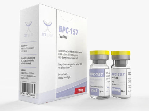 BPC-157 XT Labs 10 mg para regenerar músculos, ligamentos, tendones y mejorar recuperación deportiva con envío a todo México desde MamadosMéxico.com