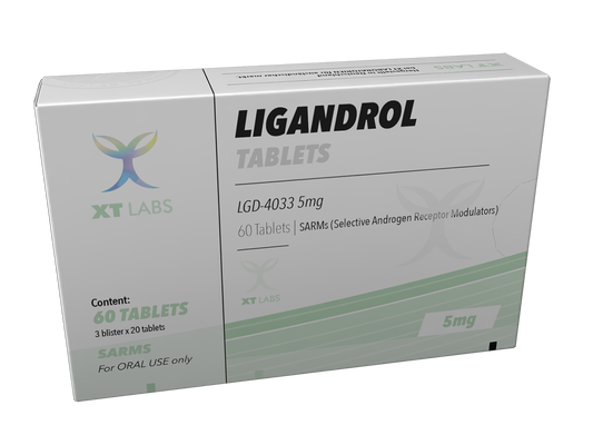 Ligandrol LGD-4033 XT Labs 5 mg 60 tabletas – SARM para masa magra, fuerza y recomposición corporal. Suplemento deportivo avanzado disponible en MamadosMexico.com México