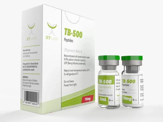 TB-500 XT Labs 10 mg para regenerar tejidos conectivos, reducir dolor articular y mejorar recuperación física. Compra segura en MamadosMéxico.com