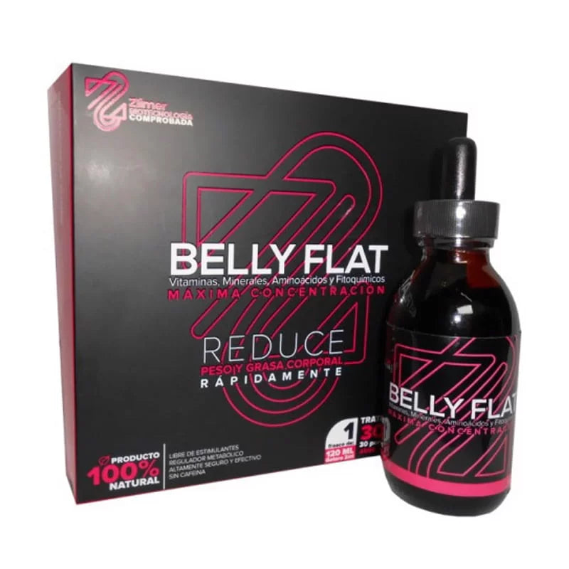 Belly Flat de Zlimer - Reducción Natural de Grasa en Gotas