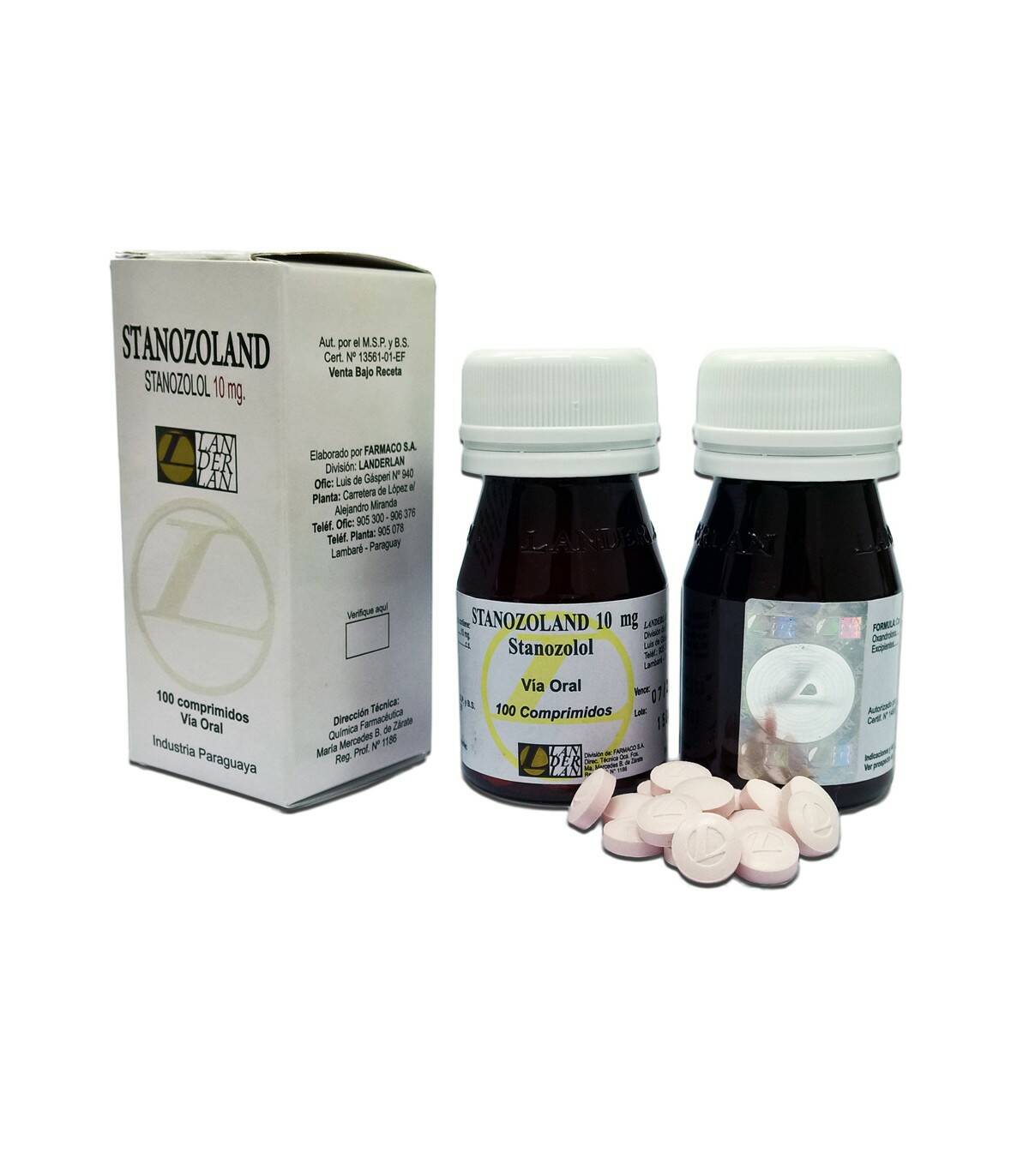 Stanozoland 10 mg | Winstrol Oral Landerlan (100 tabletas)